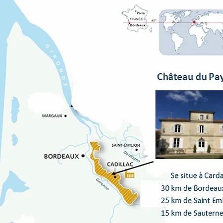 Couette-café Chateau Du Payre 3*